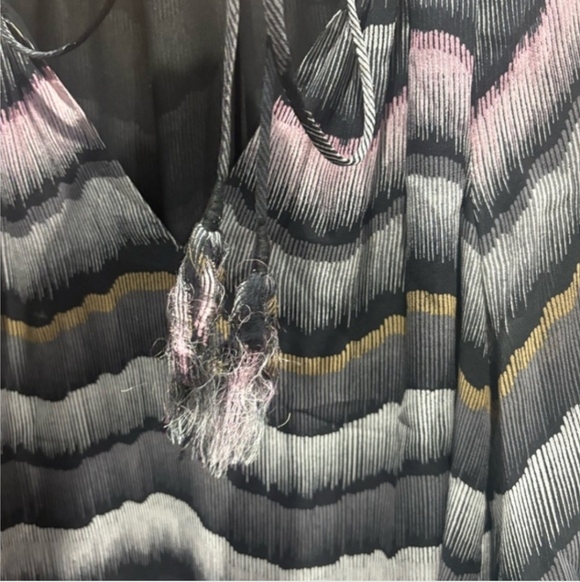 Diane Von Furstenberg Saylor Pastel Stripe Blouse Sz 8 MSRP $175 - Picture 10 of 12